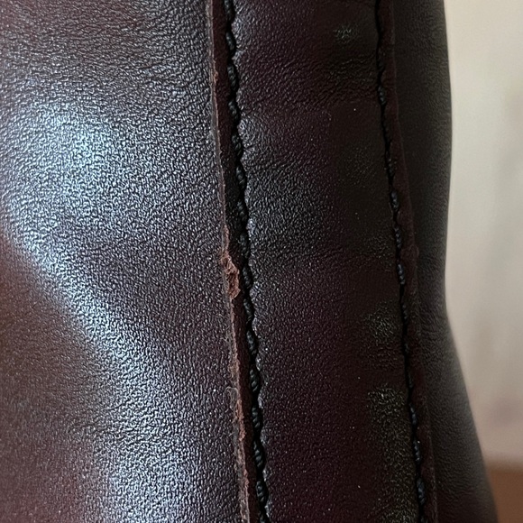 Dr. Martens Rometty Leather Chelsea Boot in Burgundy sz 7 - Picture 5 of 11